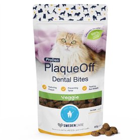 ProDen PlaqueOff Bouchées Dentaires pour Chats – 60 g
