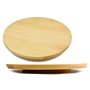 Plateau de service rotatif en bois pour pizza