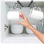 Joeji's Kitchen Porte Tasse Suspendue & Organisateur Porte verres suspendu - Bon pour 10 tasses Placard Rangement