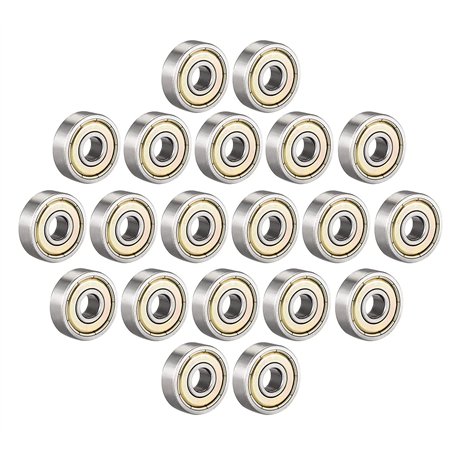 20 Roulements 626ZZ Roulements à billes en acier 6 mm x 19 mm x 6 mm Petits roulements