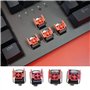 VERBENA Commutateur optique linéaire V2 Slient Liner rouge remplaçable à chaud pour clavier mécanique Razer Huntsman