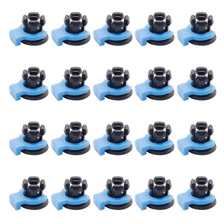 LEEINTO 10/20/30/50Pcs Clip Tuyau Intégré Pince Bowden Couplage pour Métal V6 Radiateur Hotend Tube 4MM Pince Extrudeuse Connect