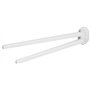 Spirella 10.11804 lot Porte-Serviette pivotant Lemon Blanc