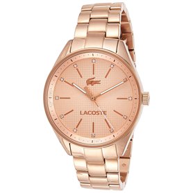 Lacoste Montre Analogique à Quartz pour Femme avec Bracelet en Acier Inoxydable Couleur ou Rosé - 2000899 Lacoste Montre Analogique à Quartz pour Femme avec Bracelet en Acier Inoxydable Couleur ou Rosé - 2000899