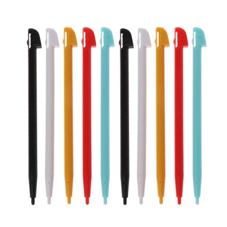 YIBOZI Lot de 10 stylets tactiles multicolores pour Wii U WIIU GamePad haute sensibilité en plastique pour écran tactile