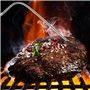 Sonde de température en acier inoxydable - Accessoire de cuisine pour four à micro-ondes