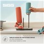 Sigg - Égouttoir à Bouteille & Gourde Elara - Séchage Hygiénique - Bac Étanche - Antidérapant & Anti-Rayures - sans BPA - Compat