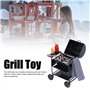 Mini barbecue 1:12 Artisanat fin Miniature Accessoires de maison de poupée pour décorations de maison de poupée