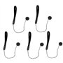 Couvercle D'objectif Anti-Perte 5 Pièces Corde Universelle pour Appareil Photo DSLR SLR Capuchon D'objectif Sangle Lanière pour