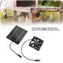 Ventilateur Solaire, Ventilateur à énergie Solaire, Kit de Ventilateur à Panneau Solaire Ventilateur D'extraction à énergie Sola