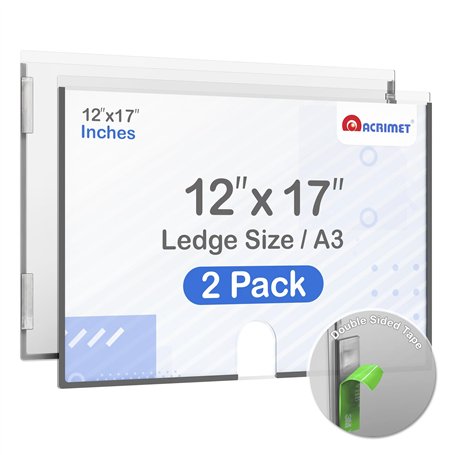 Acrimet Support Mural pour Panneau de Format Ledger A3