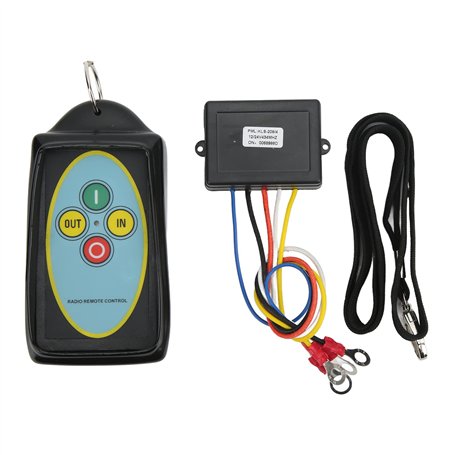 Kit de télécommande de treuil sans Fil 12V 24V Longue portée de 75 Pieds 434MHZ pour treuils de récupération de Trucs Tuff