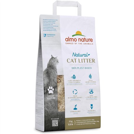 Almo Nature Cat Litter Grain Texture (Sac de 4 Kg)