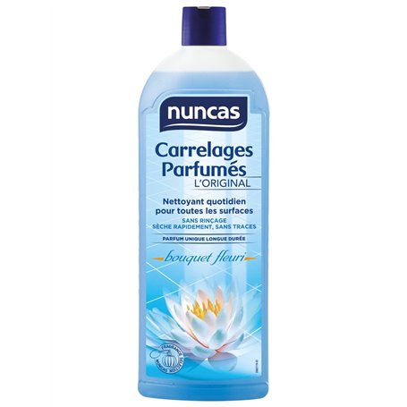 Nuncas Carrelages Parfumés - Nettoyant pour Sols - Bouquet Fleuri - 1000ml