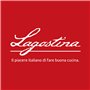 Lagostina 014436650524 Ménagère en Acier Inoxydable, Argent, Lot de 24