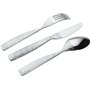 Alessi Mw03s5 Dressed Service à Couverts 5 Pièces en Acier Inoxydable 18/10 Brillant avec Décoration en Relief