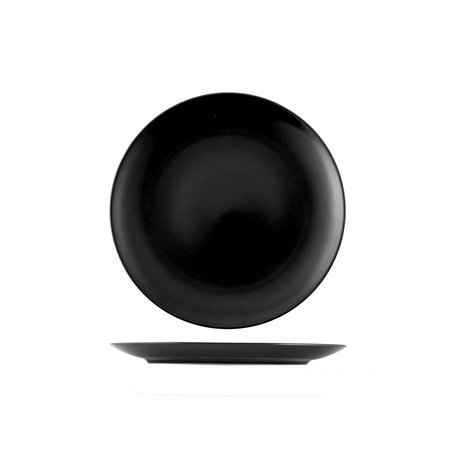 H&H 6 assiettes en grès denver fruit noir 20cm