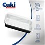 Cuki Professional Lot de 10 bacs en aluminium avec couvercles ultra-force, 6 portions, laquées, 29 x 19 x h4 cm, jetables pour f