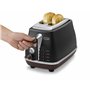 De'Longhi CTOV2103.BK Grille-pain de 2 tranches Noir 900 W, H x L x P : 20,5 x 18,5 x 32 cm