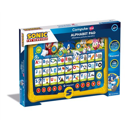 Clementoni - Ordinateur Kid Sonic Alphabet Pad