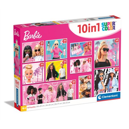 Puzzle 10 en 1 - Barbie