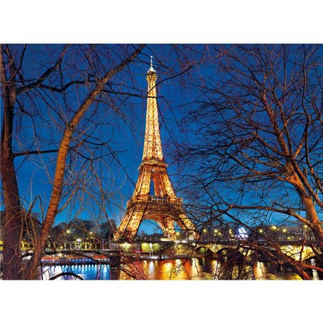 Puzzle 2000 pieces : Tour Eiffel illuminée