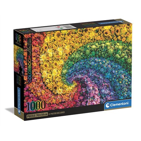 Clementoni | Puzzle 1000 Pièces ColorBoom Collection pour Enfants 10 Ans+ | 70x50 cm | Impression Haute Définition | Matières Re