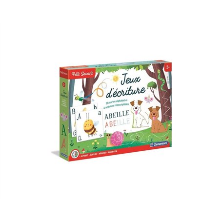 Clementoni - 62545.1 - Petit Savant - Ensemble de Jeux Educatifs pour Enfants dès 5 Ans et plus - Jeux d'Ecriture - Développe Al