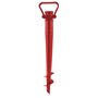 Embout de forage pour parasol de plage de plage de pied parapluie base fixation couleurs rouge bleu jaune vert abs résistant pra