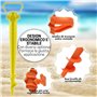 Embout de forage pour parasol de plage de plage de pied parapluie base fixation couleurs rouge bleu jaune vert abs résistant pra