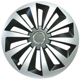 CORA 41845 4 universels Alulook Fox Mix Enjoliveurs, 15, Set de 4 CORA 41845 4 universels Alulook Fox Mix Enjoliveurs