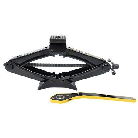 Cric à pantographe 1 t à cliquet