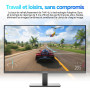 KOORUI E2711K 27 Pouces Ecran PC, FHD 1920 x 1080 144Hz Ecran pc Gamer,IPS,Adaptive Sync HDMI 1.4 Gaming Moniteur, Eye Care, inc