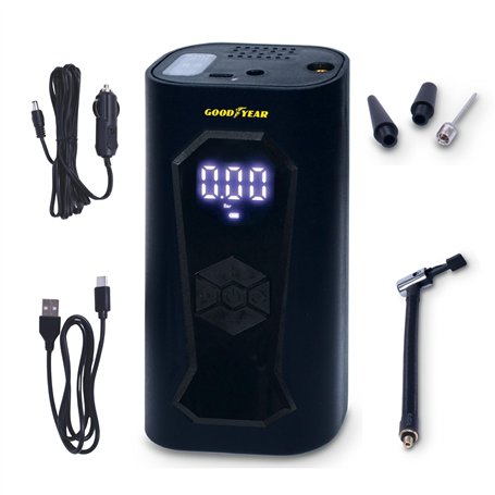 Goodyear Compresseur Portable Rechargeable sans Fil 6 000 Mah