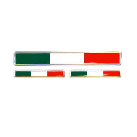 4R Quattroerre.it 32108 Autocollant 3D Drapeau Italie HQ