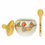 THUN - Sucrier en porcelaine avec cuillère à café Country