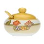THUN - Sucrier en porcelaine avec cuillère à café Country