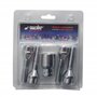 SIMONI RACING BRA/50 Kit 4 Boulons antivol - Boulons antivol pour Roues Clé 17-19 M12x1.5 Longueur 45 mm, acier