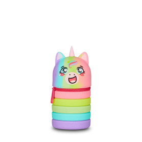 Mitama Porte-Stylo Scolaire Extensible pour Enfants – Trousse Multicolore Licorne – Ouverture avec Fermeture éclair, Gain de Pla Mitama Porte-Stylo Scolaire Extensible pour Enfants – Trousse Multicolore Licorne – Ouverture avec Fermeture éclair