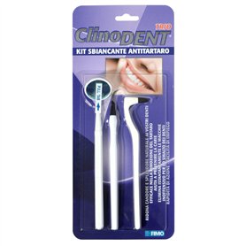 Clinodent Trio - Kit anti-tartre avec gomme blanchissante