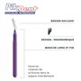 Brossettes interdentaires Pikdent - Noyau en acier revêtu et poils en Tynex - Taille 1 Gris 0,4 Mm Cylindrique - 10 Brossettes