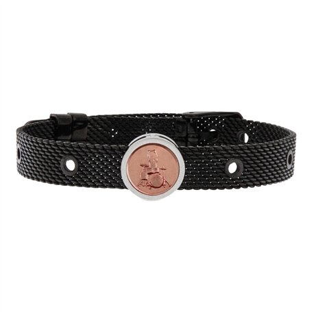 Bracelet Unisexe Drummer Talent Jewels TJA-4-01-02-2-235 Noir