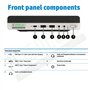HP EliteDesk 705 G4 Mini PC Ordinateur de bureau, Windows 10 Pro + Office 2019, AMD Ryzen 5 Pro 2400G 3,60 GHz, RAM 16 Go DDR4 S