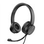 VulTech HS-03 HS-03 Casque Audio avec Microphone réglable pour PC avec contrôleur de Volume et muet pour Bureau