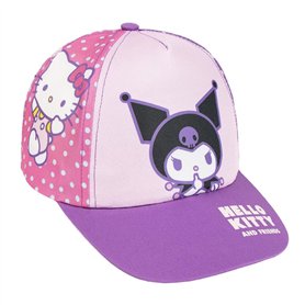Chapeau avec visière Hello Kitty Kuromi Casquette d'été pour enfants