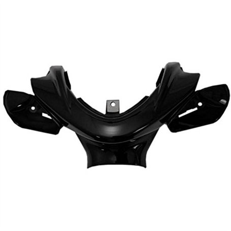 one by camamoto cod 77366730 carénage en Plastique Couvercle de Guidon carénage Avant Noir Brillant Compatible avec MBK Nitro/Ya