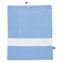 Filet - Sac maternelle à carreaux Vichy teint en fil Bleu Ciel |Bande en toile Aida personnalisable | Taille 42 x 34 cm | Fabriq