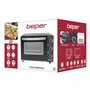 BEPER P101FOR020 Four électrique 20L, 1300W, Minuteur jusqu'à 60 min, 3 Types de cuisson, Accessoires inclus, Température jusqu'