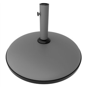 FRANKYSTAR Radika Base pour parasol de jardin rond Ø51 cm Support de 25 kg pour parasols en béton gris