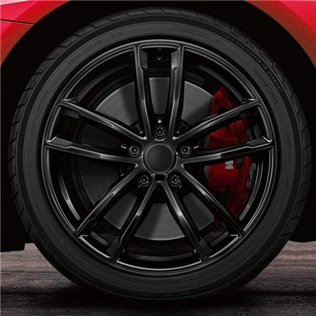 FRANKYSTAR Pierre - Base pour parasol de jardin rond Ø45 cm Pied de 25 kg pour parasols en pierre grise